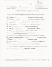 ar dept of education spanish worksheet
