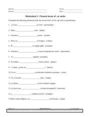 ar dept of education spanish worksheet