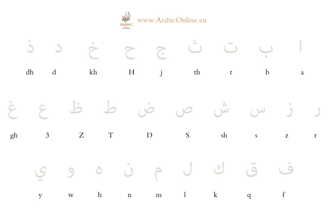 Learn to read and write the Arabic Alphabet (Free Video &  Worsheet ...