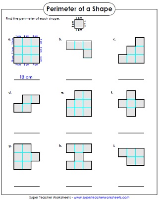 area and perimeter worksheet for 3rd grade