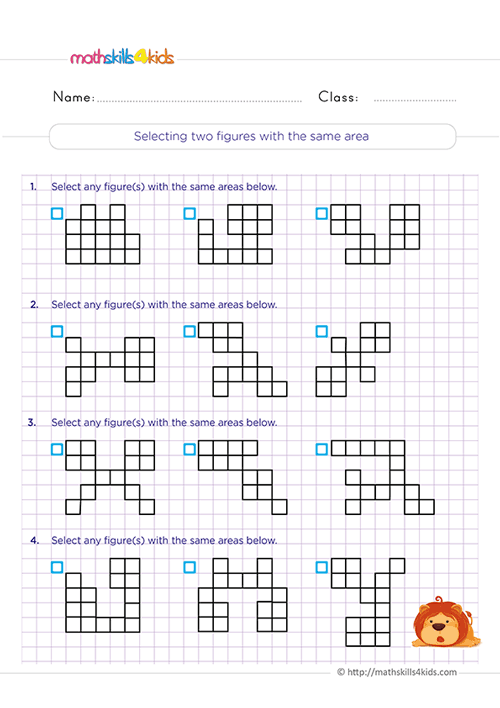 area and perimeter worksheet for 3rd grade