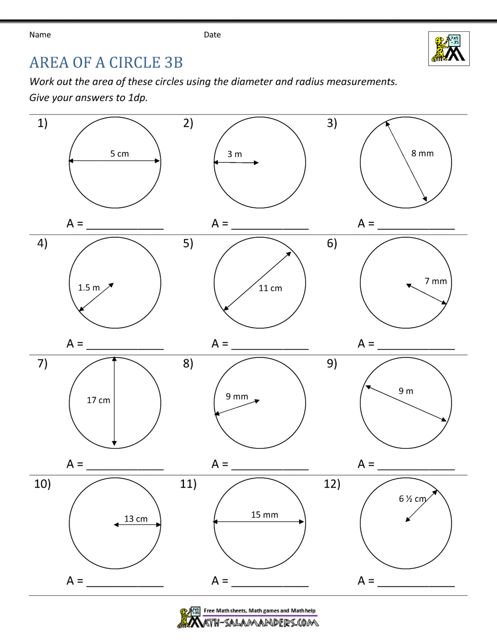 Area of a Circle