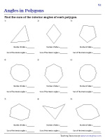 area of a polygon worksheet