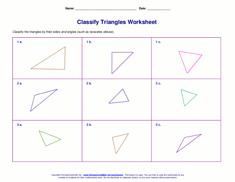 area of a triangle worksheet 5th grade