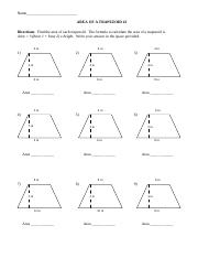 Anias Mitchell - areas-of-trapezoids-worksheet-2.pdf - Name AREA ...