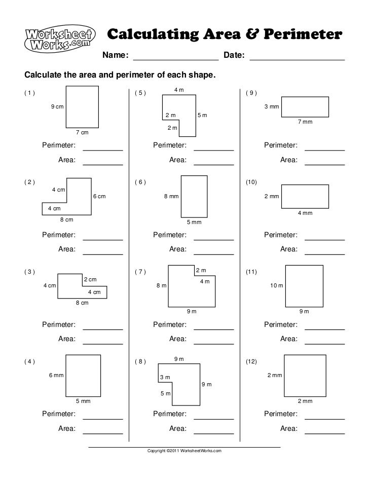 Area &  perimeter i