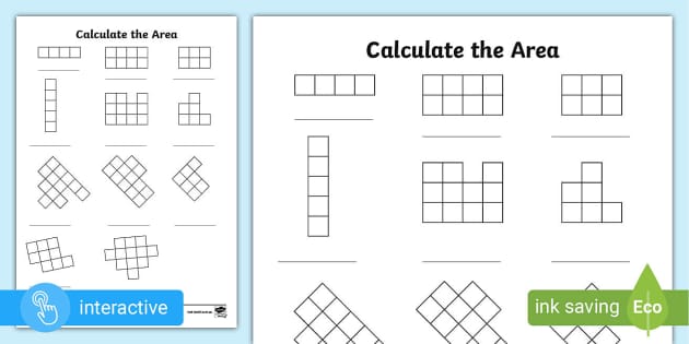 Calculate the Area Activity | Primary Resource - Twinkl