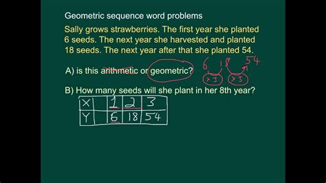 Word Problems For Geometric Sequence - Worksheets Library