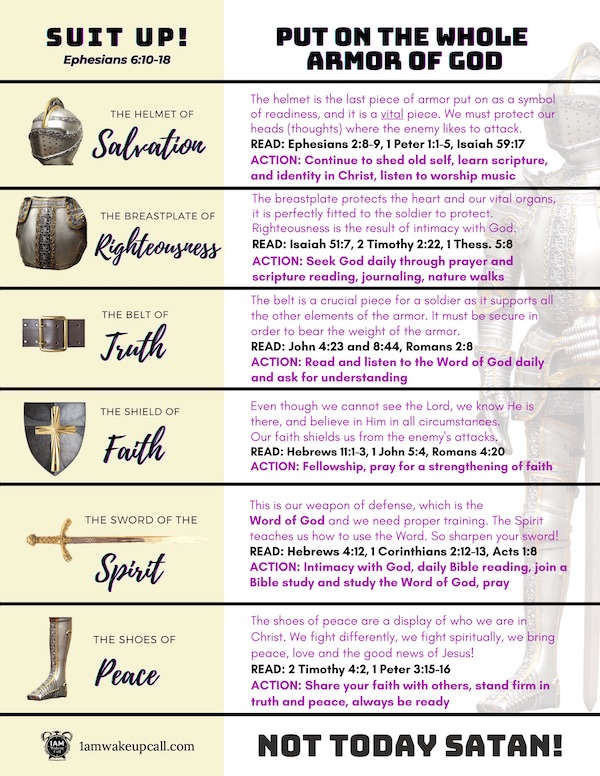 Scripture Armor Of God For Kids Scripture Armor Of God For Kids