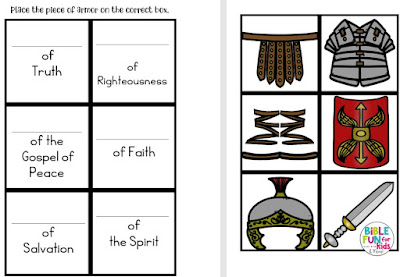 armor of god worksheet
