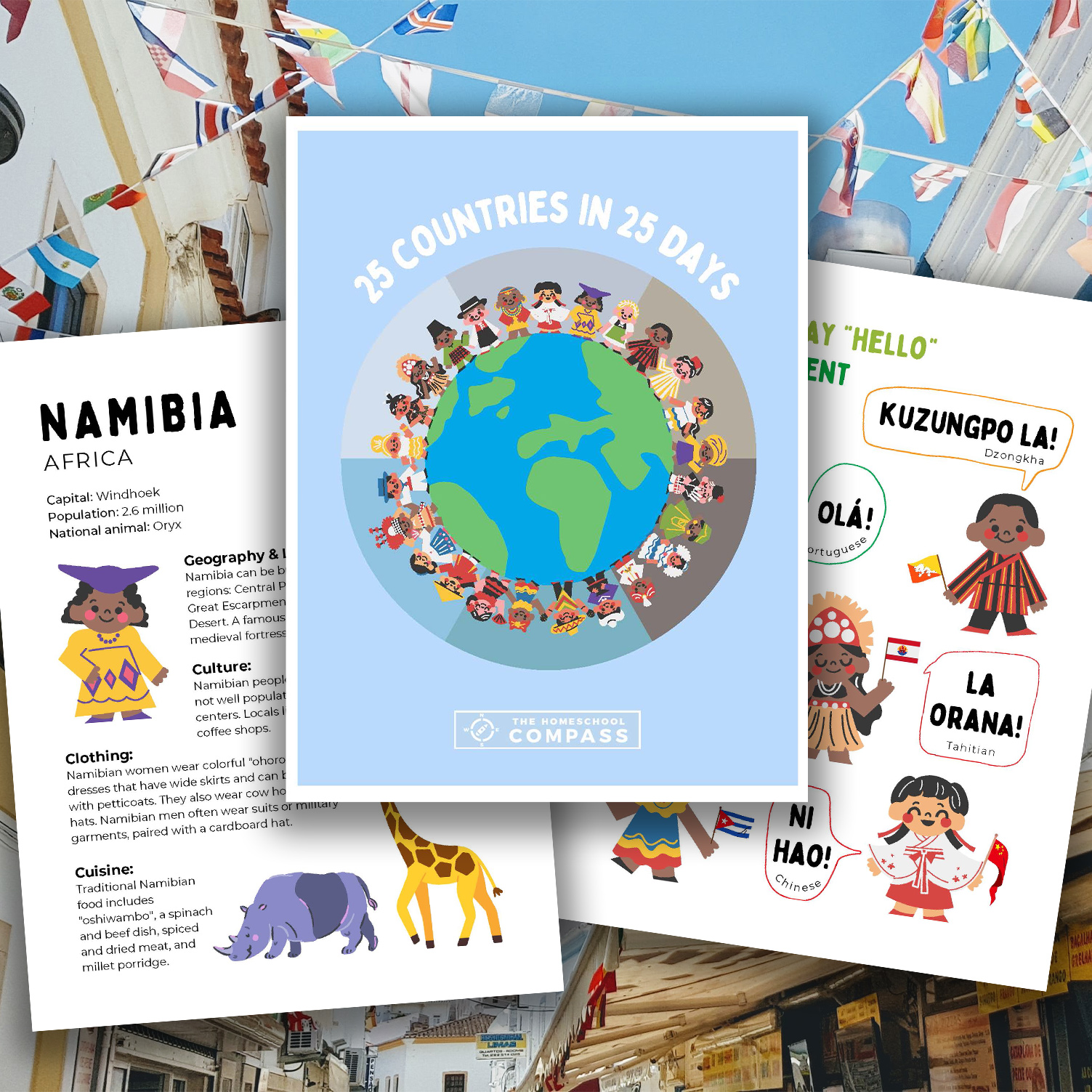 FREE 25 Countries in 25 Days Printable Activity Book - Homeschool ...