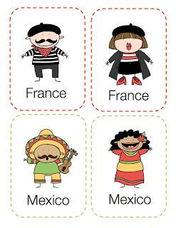 Preschool Printables: Around the World Kids