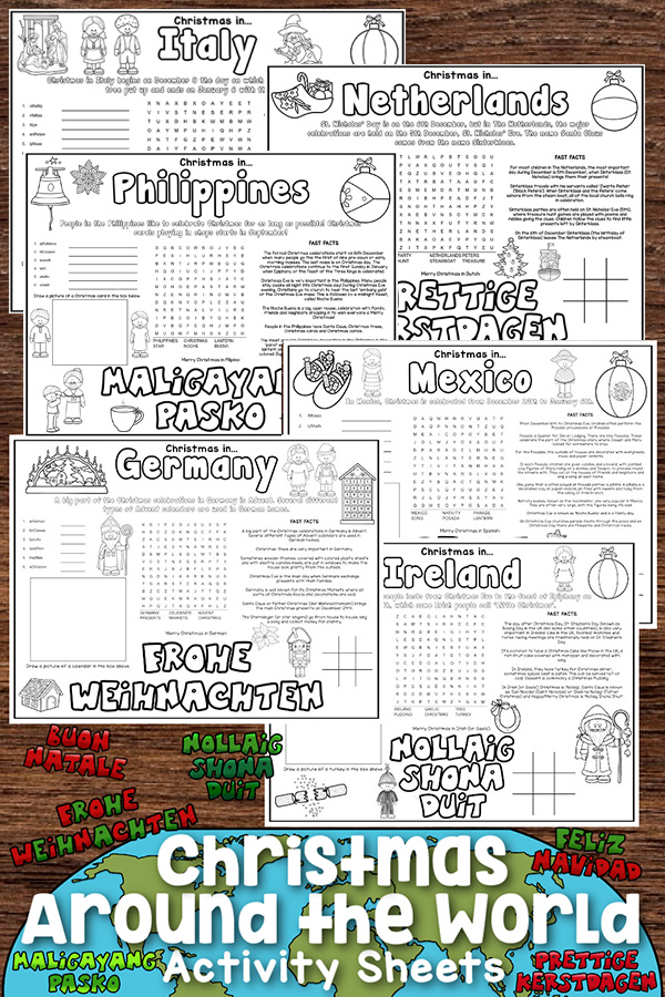 around the world worksheet
