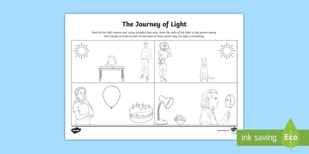 arrow of light worksheet