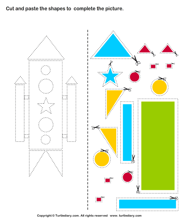 art cut and paste worksheet