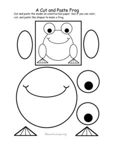 Cut and Paste Shapes Lesson Plans &  Worksheets Reviewed by Teachers