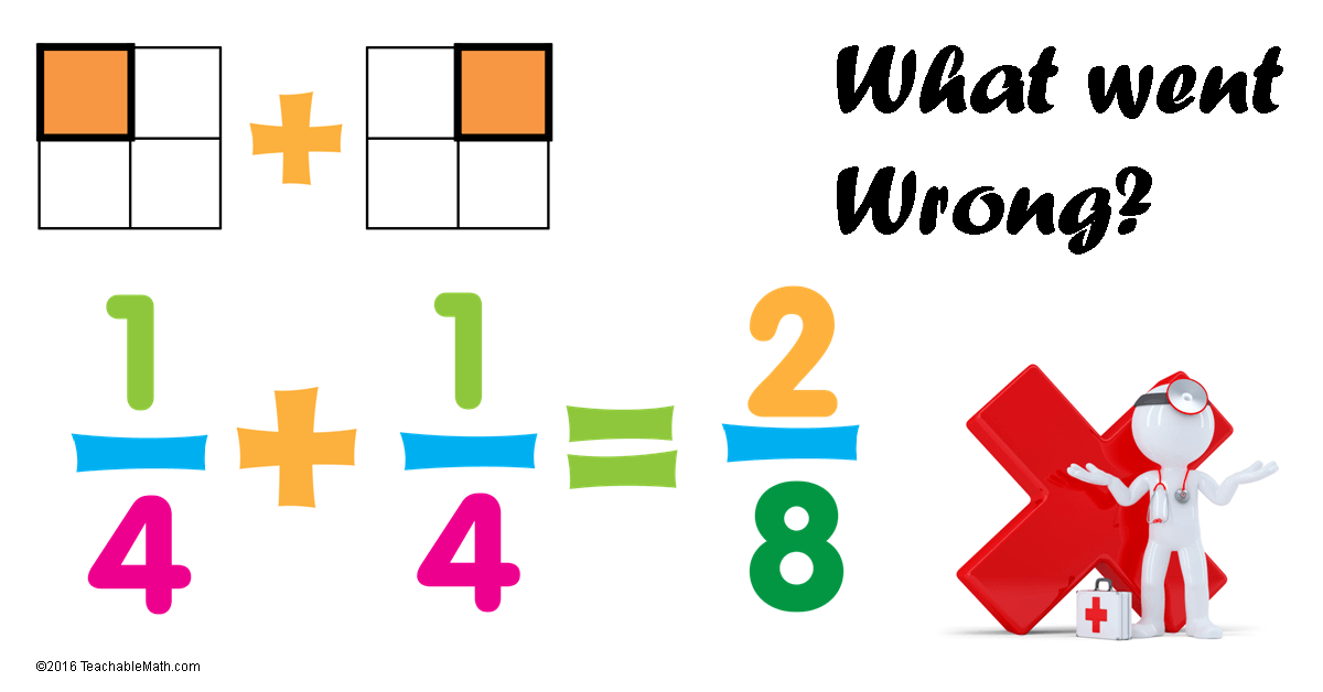 art math adding fractions like denominators