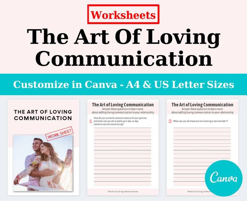 art of communication worksheet