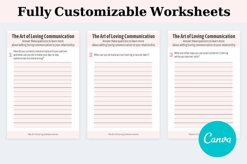 art of communication worksheet