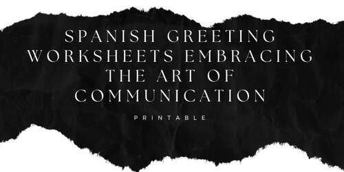 art of communication worksheet