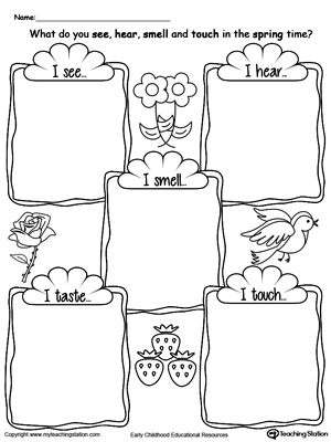 Kindergarten Art and Colors Printable Worksheets ...