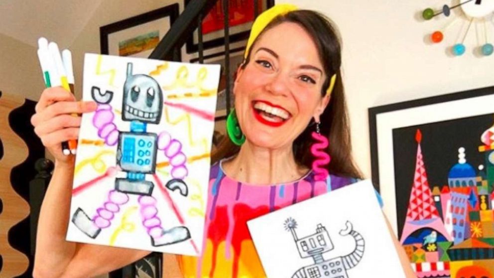Art teacher offers live classes to kids amid coronavirus crisis