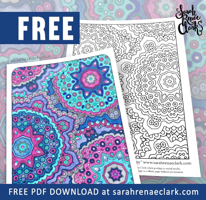 Premium Vector | Art therapy coloring page for children and adults