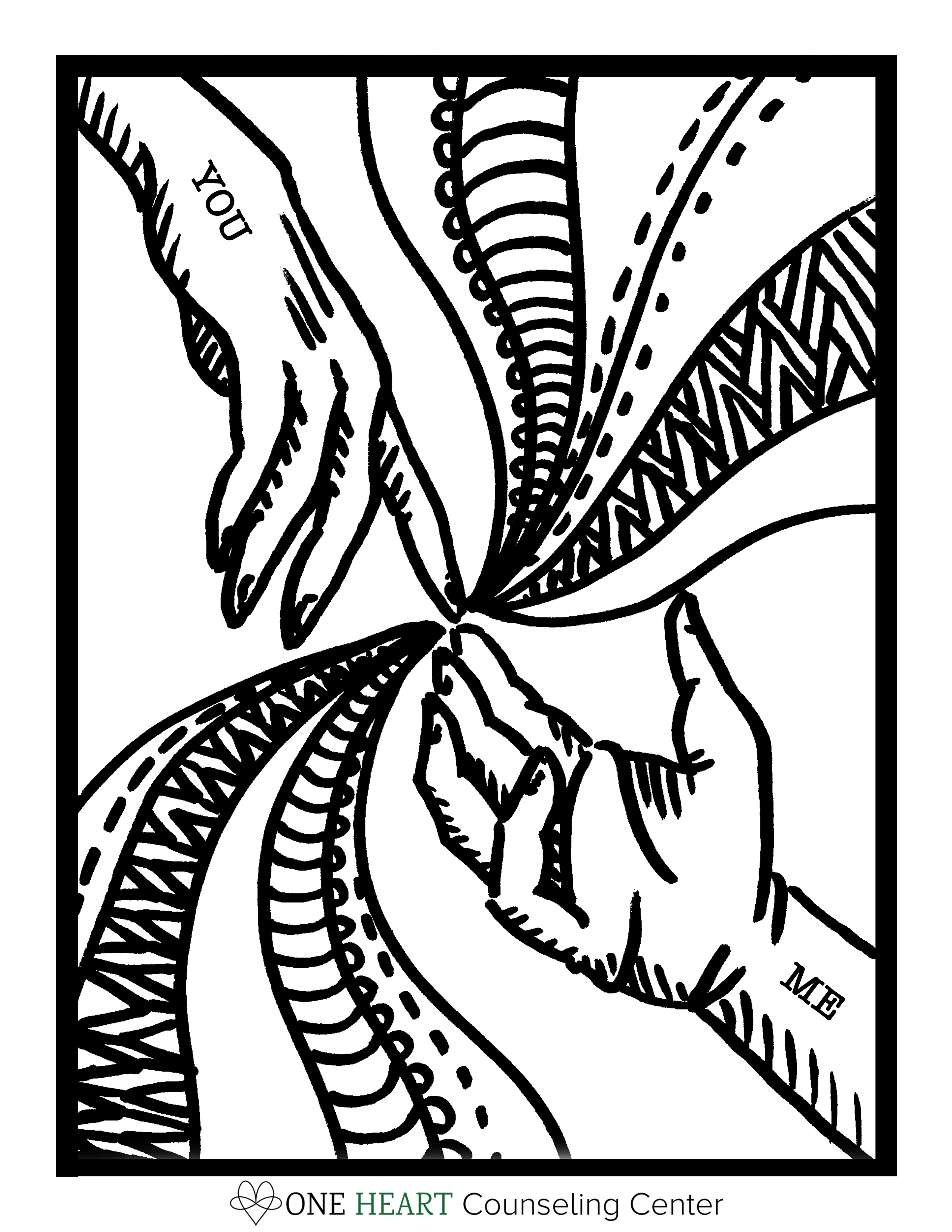 Free Art Therapy Coloring Pages for Helping Professionals - One ...