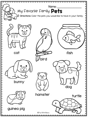 Cut and paste worksheets for preschoolers and nursery students ...