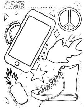 Getting to know you art worksheet middle school grade by Middle ...