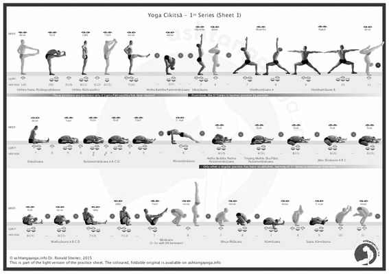 ashtanga yoga poses printable