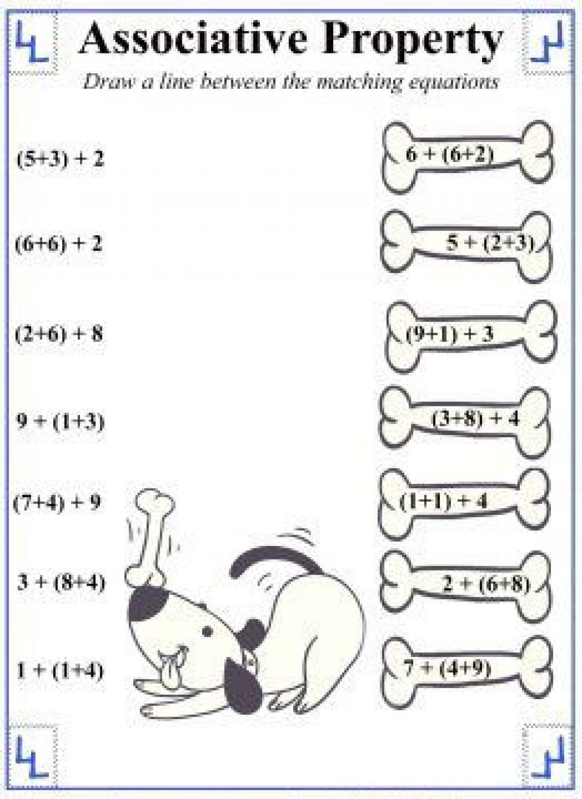 Associative Property Of Addition Worksheets - Worksheet School