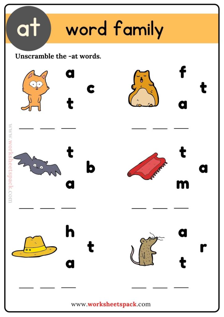 at family worksheet for