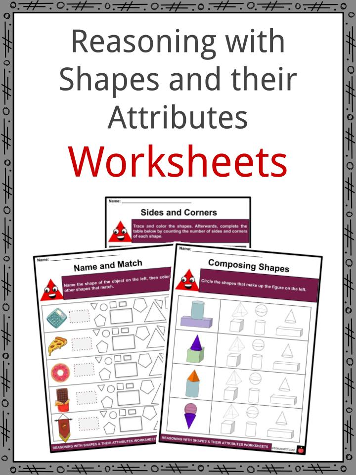 attributes of shapes worksheet