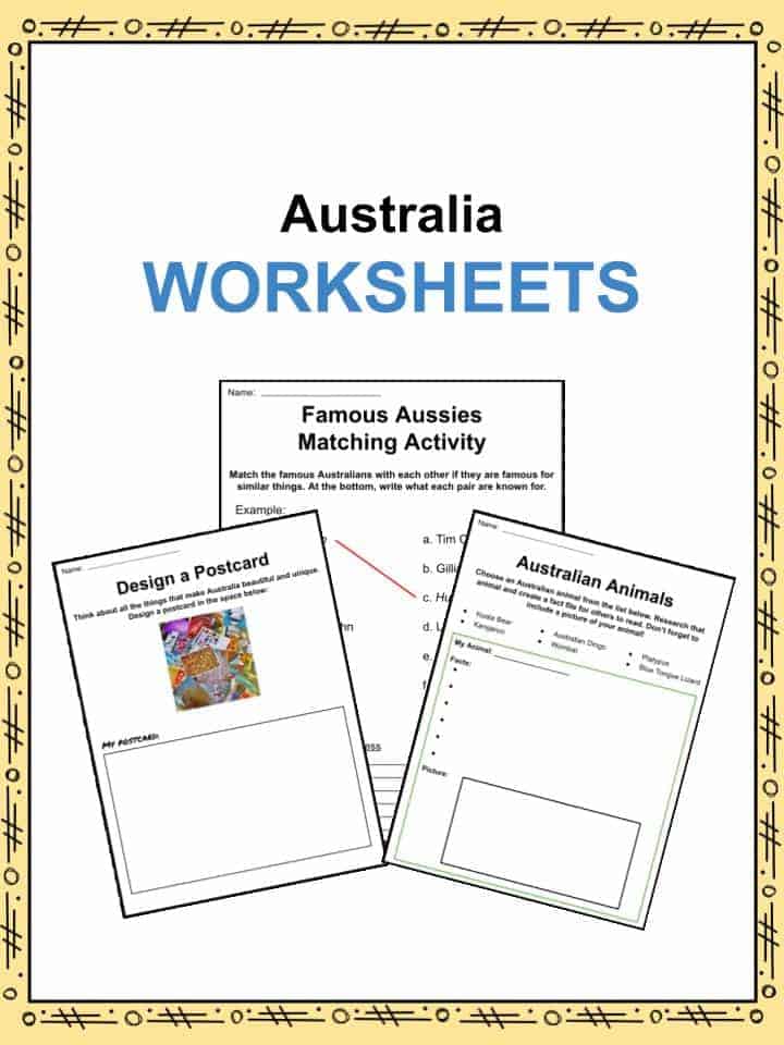 Australia Facts, Worksheets &  Information For Kids