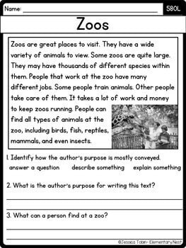 RI.2.6 Authors Purpose - Elementary Nest