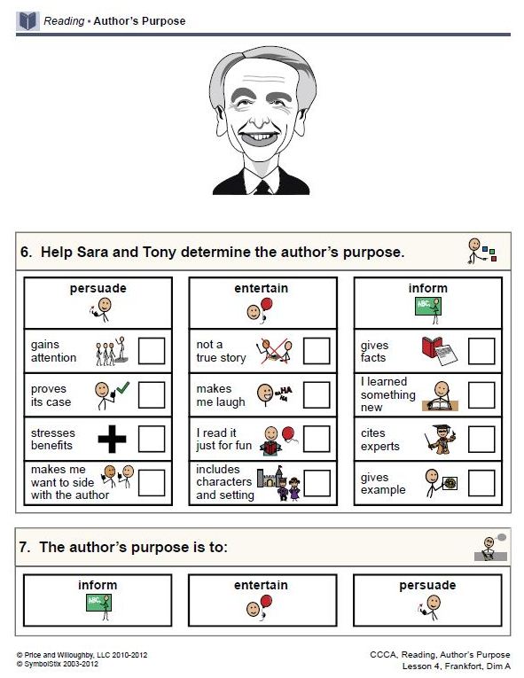 Authors Purpose HS - SpecialEdSimplified