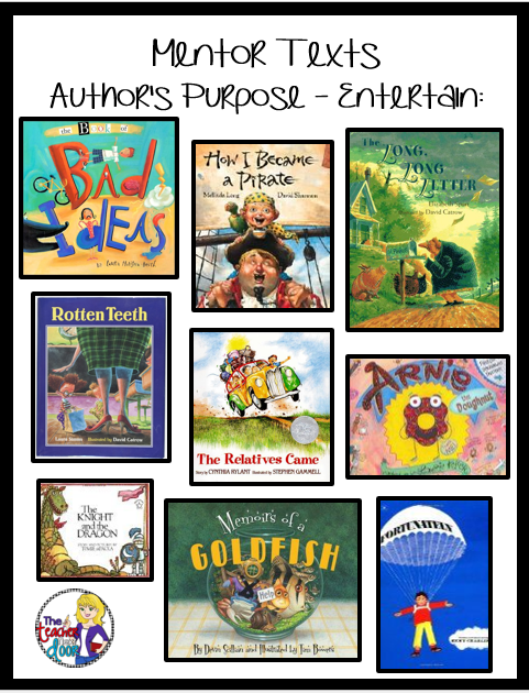 Authors Purpose: 8 Steps Easy as Pie | Upper Elementary Snapshots