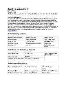 Author Study Lesson Plans &  Worksheets Reviewed by Teachers
