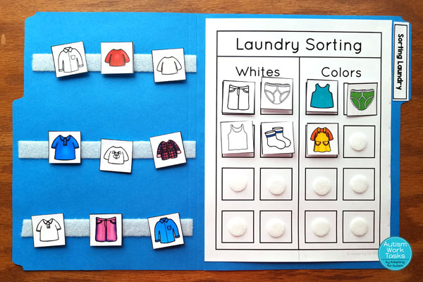 autism life skills worksheet