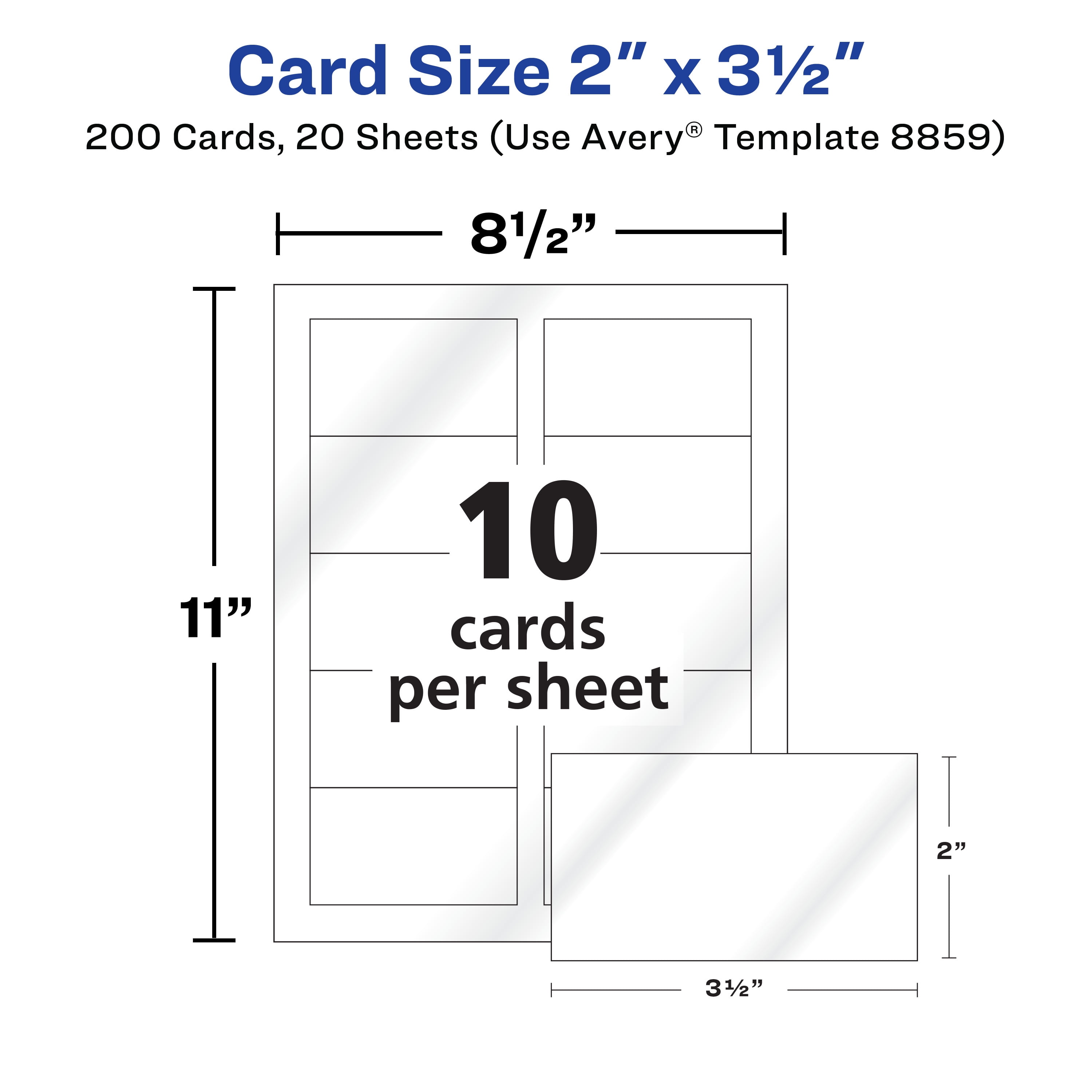 Amazon.com : Avery Postcards with Rounded Corners and Sure Feed ...