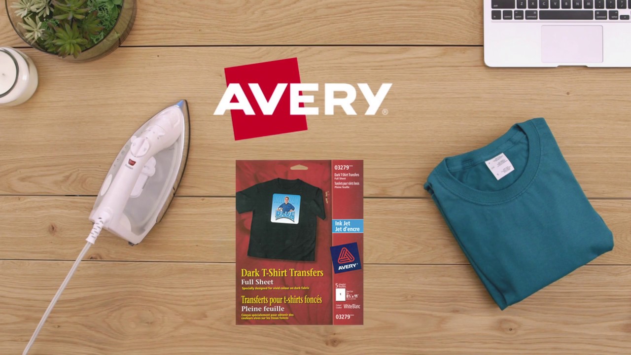 avery inkjet iron on transfer paper