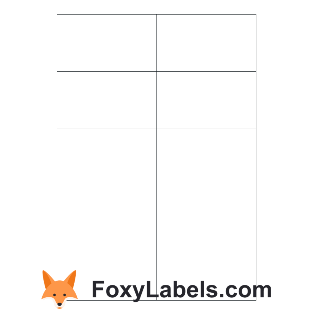 Google Docs Label Template Compatible with Avery® 28878