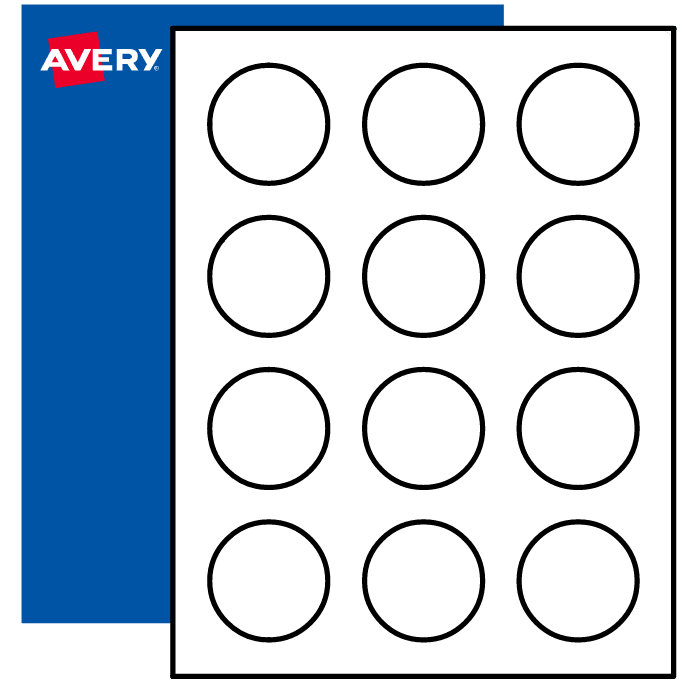 Avery 3383 Ink Jet Sticker Project Paper Sticker Sheets 8.5x11 ...