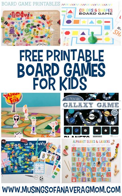 Free printable board games