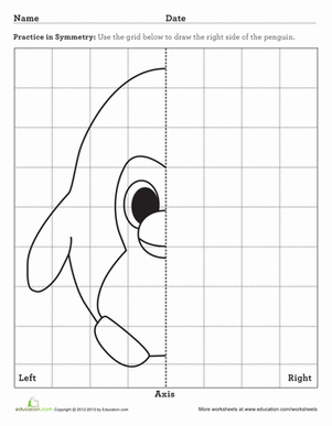 axis of symmetry worksheet
