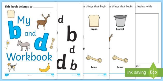 B and D Worksheets | Dyslexia | Primary Resources - Twinkl