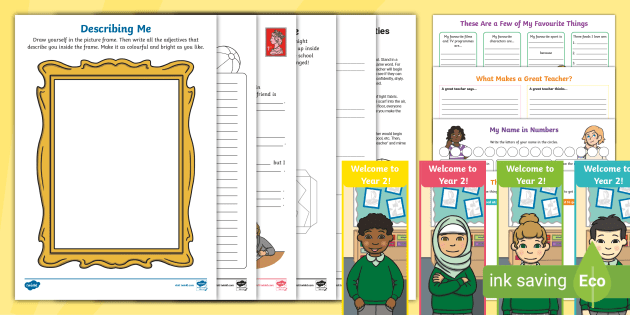 Back to School Printable Activities Pack | Grade 2 - Twinkl