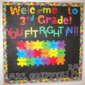 back to school bulletin board displays