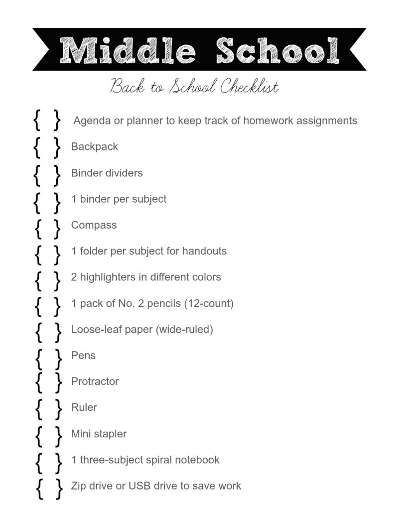 back to school organization printables